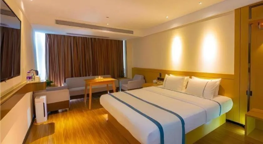 Bed in City Comfort Inn Zhanjiang Xuwen Port Wharf Passenger Station
