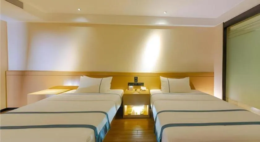 Bed in City Comfort Inn Zhanjiang Xuwen Port Wharf Passenger Station
