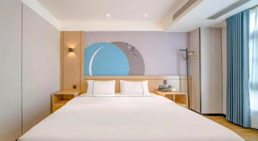 Bed in City Comfort Inn Zhanjiang Xuwen Port Wharf Passenger Station