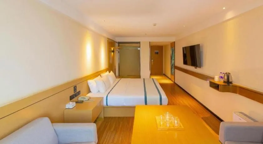 Bed in City Comfort Inn Zhanjiang Xuwen Port Wharf Passenger Station