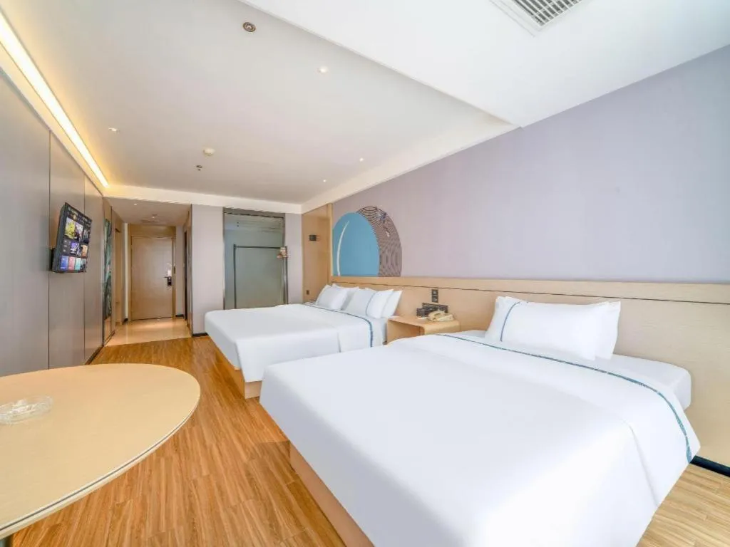 Bed in City Comfort Inn Zhanjiang Xuwen Port Wharf Passenger Station