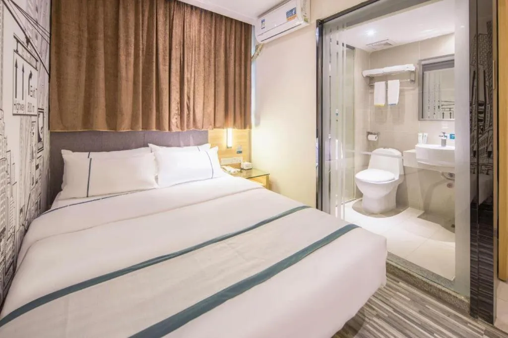 Bed in City Comfort Inn Liuzhou The Mixc Xijiang Road