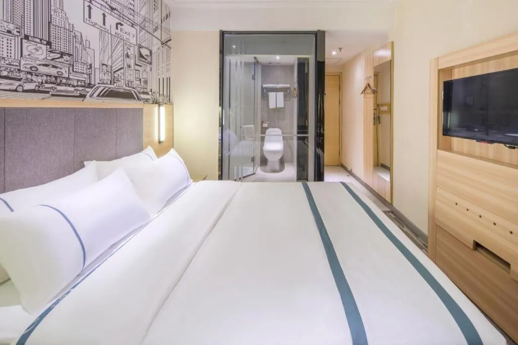 Bed in City Comfort Inn Liuzhou The Mixc Xijiang Road