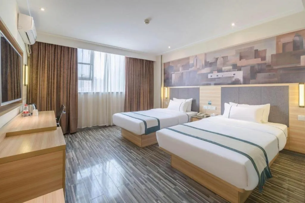 Bed in City Comfort Inn Liuzhou The Mixc Xijiang Road