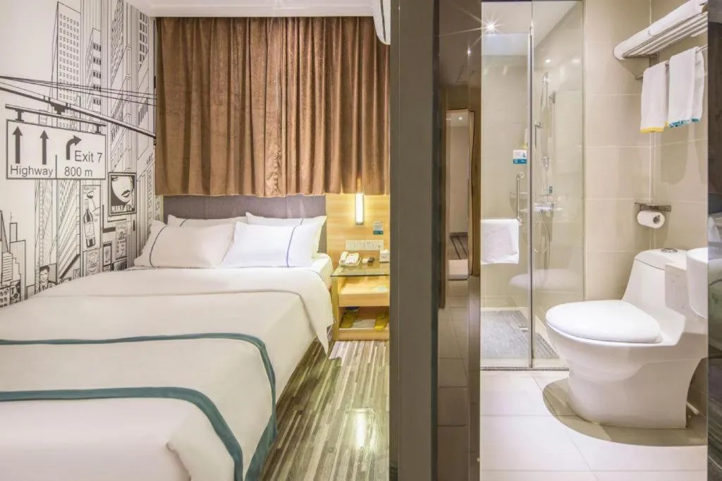 Bed in City Comfort Inn Liuzhou The Mixc Xijiang Road