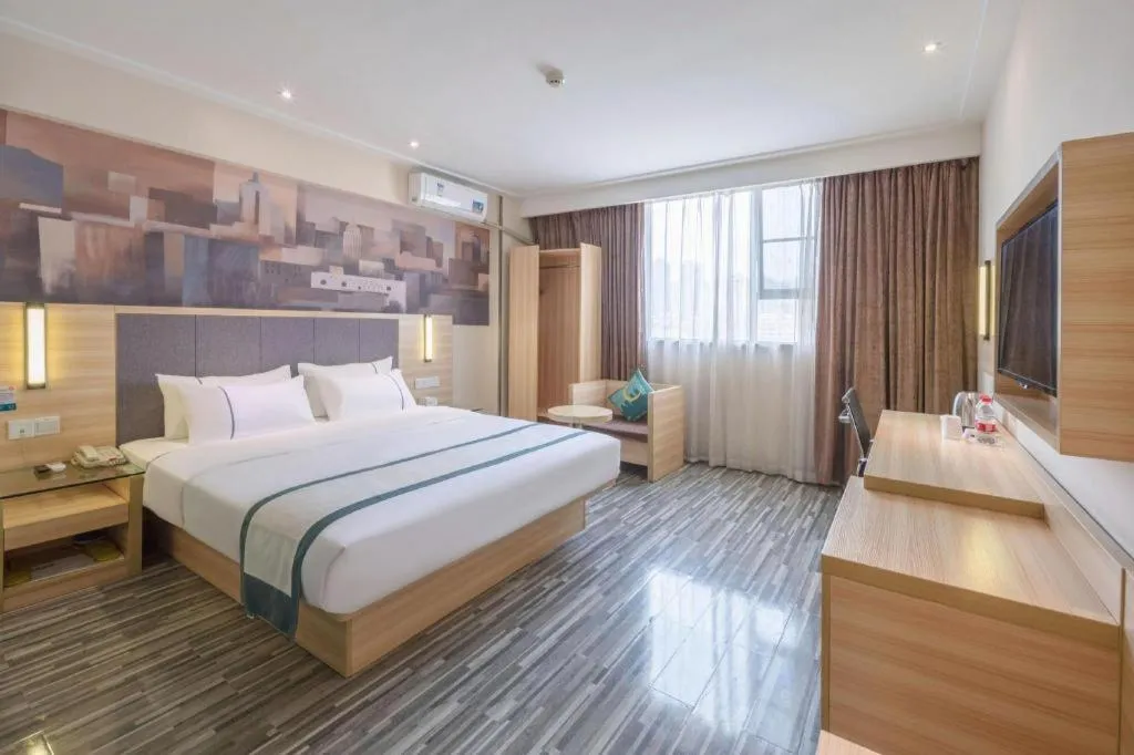 Bed in City Comfort Inn Liuzhou The Mixc Xijiang Road