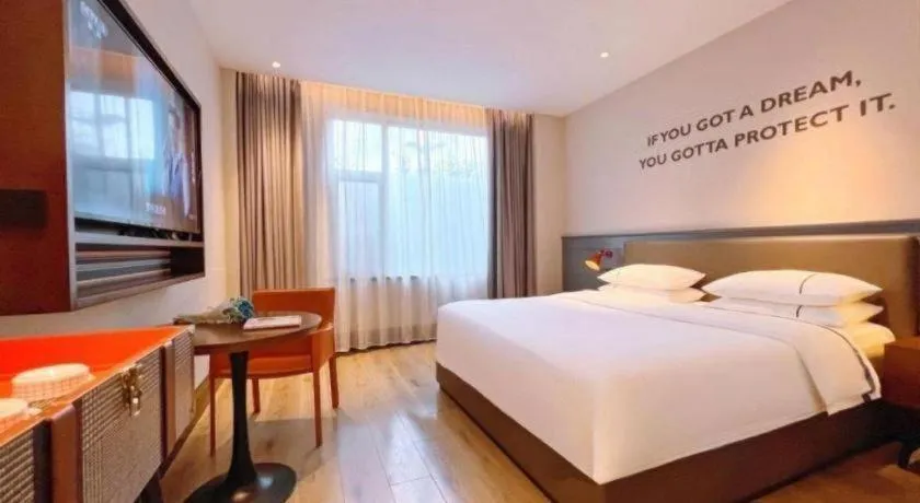 Bed in City Comfort Inn Rizhao High-speed Railway Station Yingbin Road RT-Mart