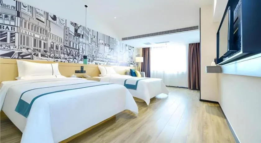 Bed in City Comfort Inn Chongqing Huangguan Dafuti