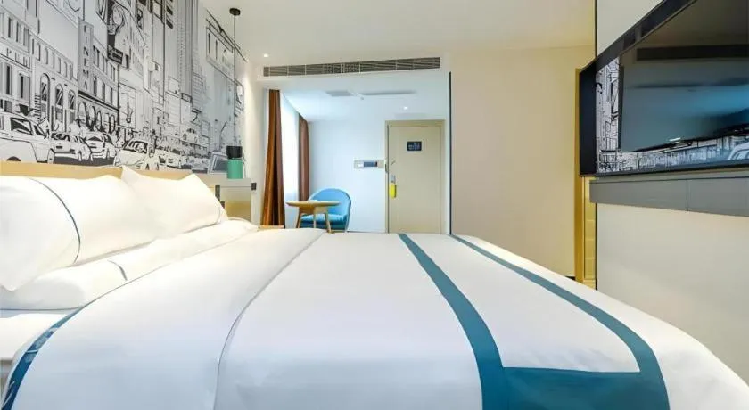 Bed in City Comfort Inn Chongqing Huangguan Dafuti