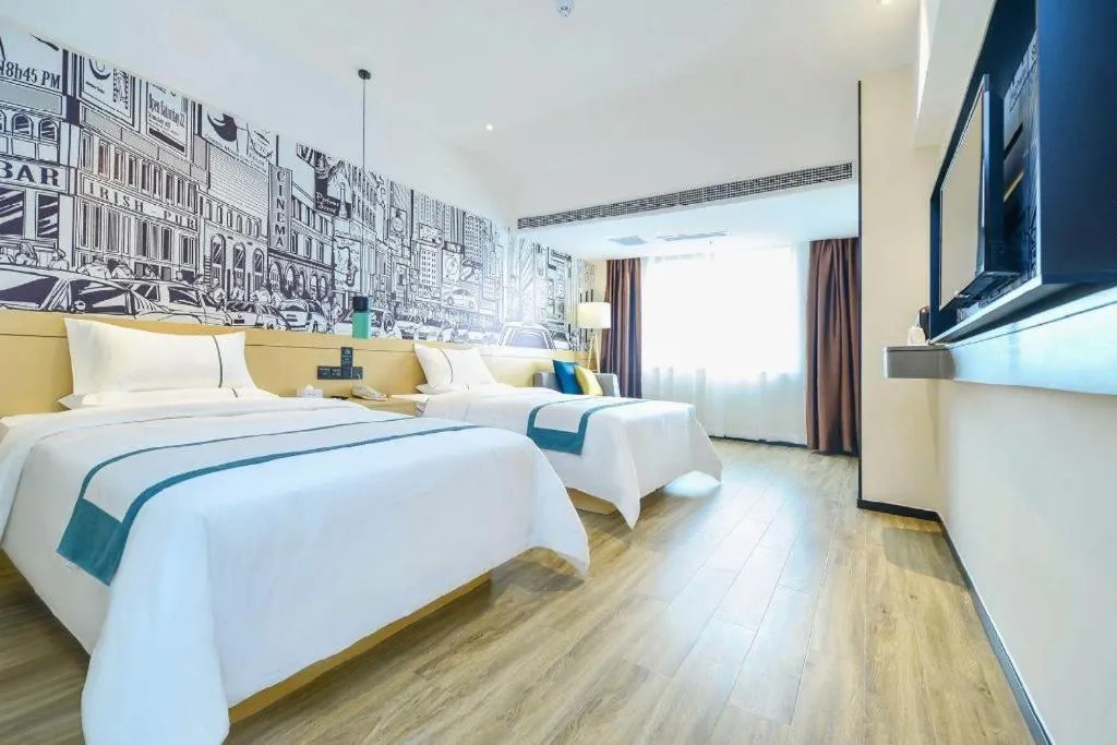 Bed in City Comfort Inn Chongqing Huangguan Dafuti