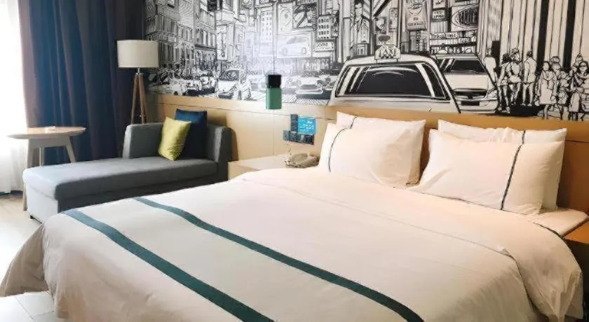 Bed in City Comfort Inn Chongqing Huangguan Dafuti