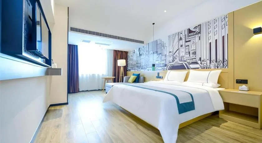 Bed in City Comfort Inn Chongqing Huangguan Dafuti