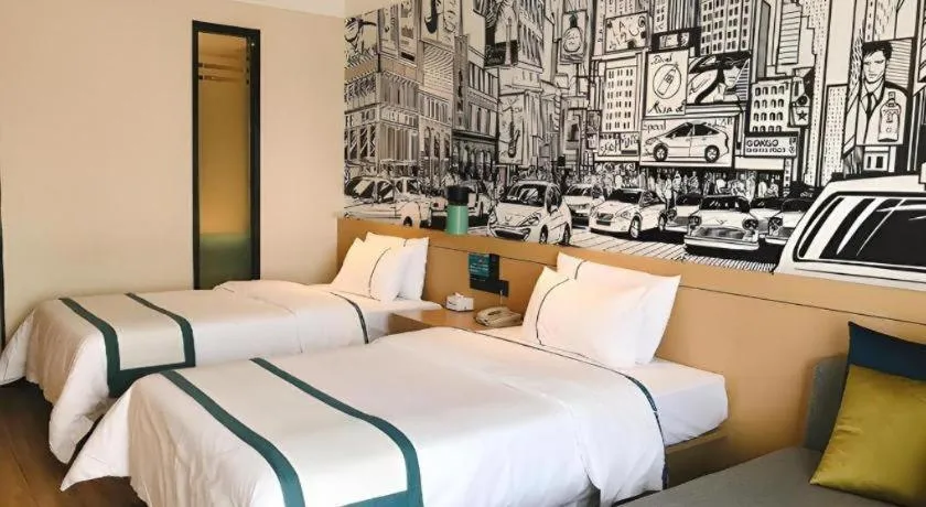 Bed in City Comfort Inn Chongqing Huangguan Dafuti