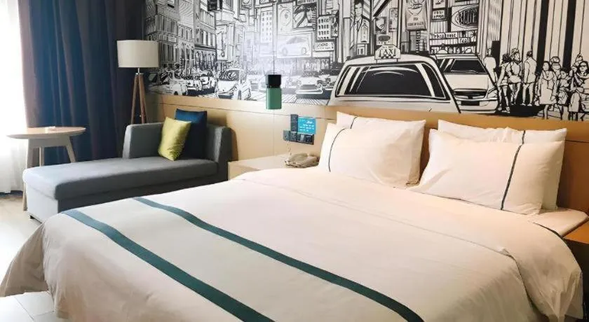 Bed in City Comfort Inn Chongqing Huangguan Dafuti