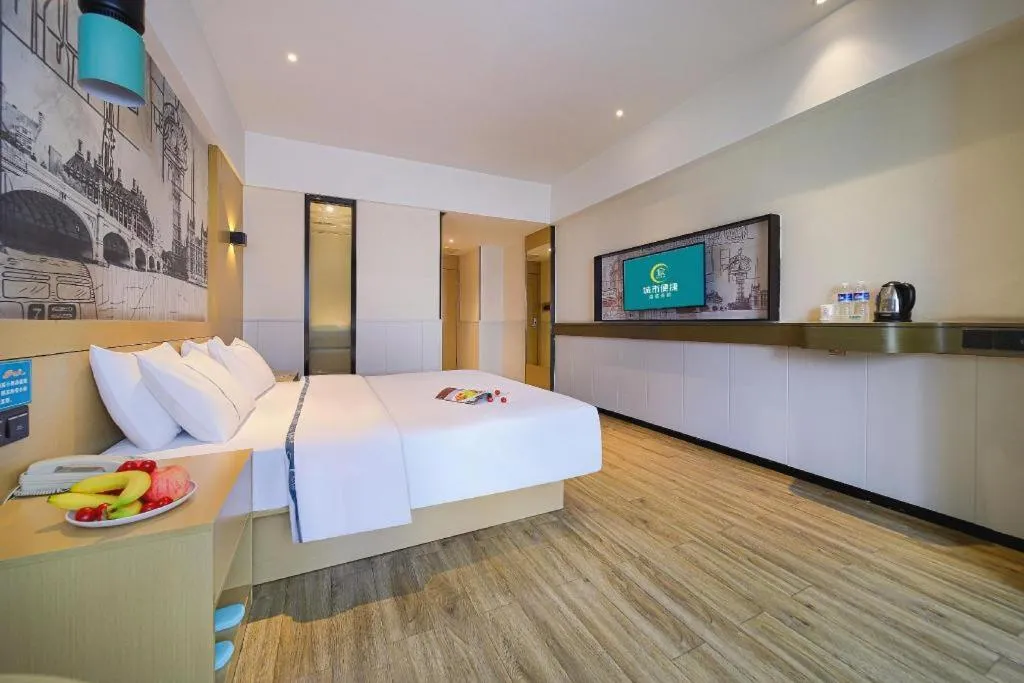 Bed in City Comfort Inn Chongqing Huangguan Dafuti