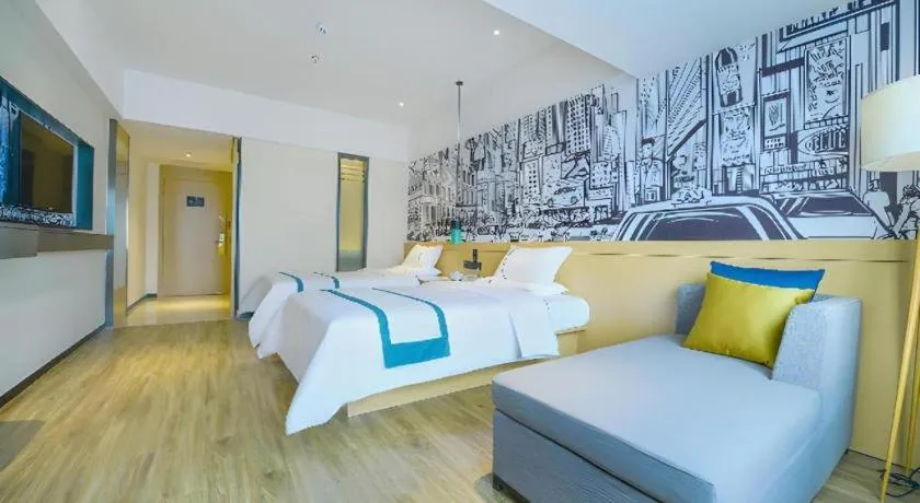 Bed in City Comfort Inn Chongqing Huangguan Dafuti