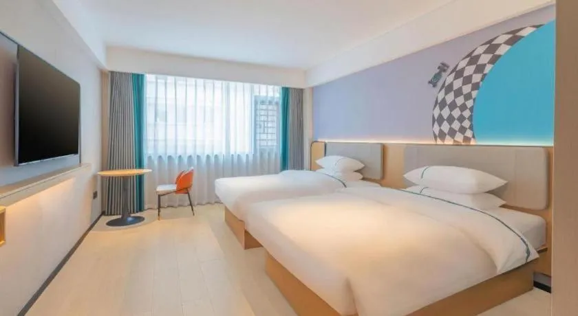 Bed in City Comfort Inn Guilin Qixing Park Guangxi Normal University