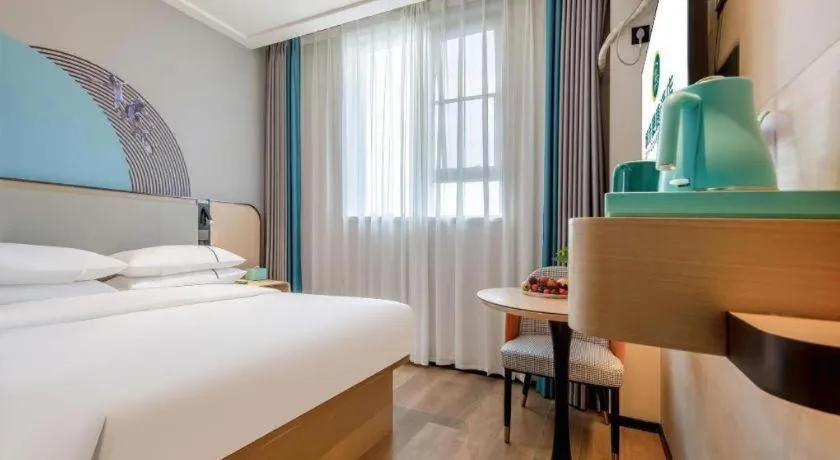 Bed in City Comfort Inn Guilin Qixing Park Guangxi Normal University