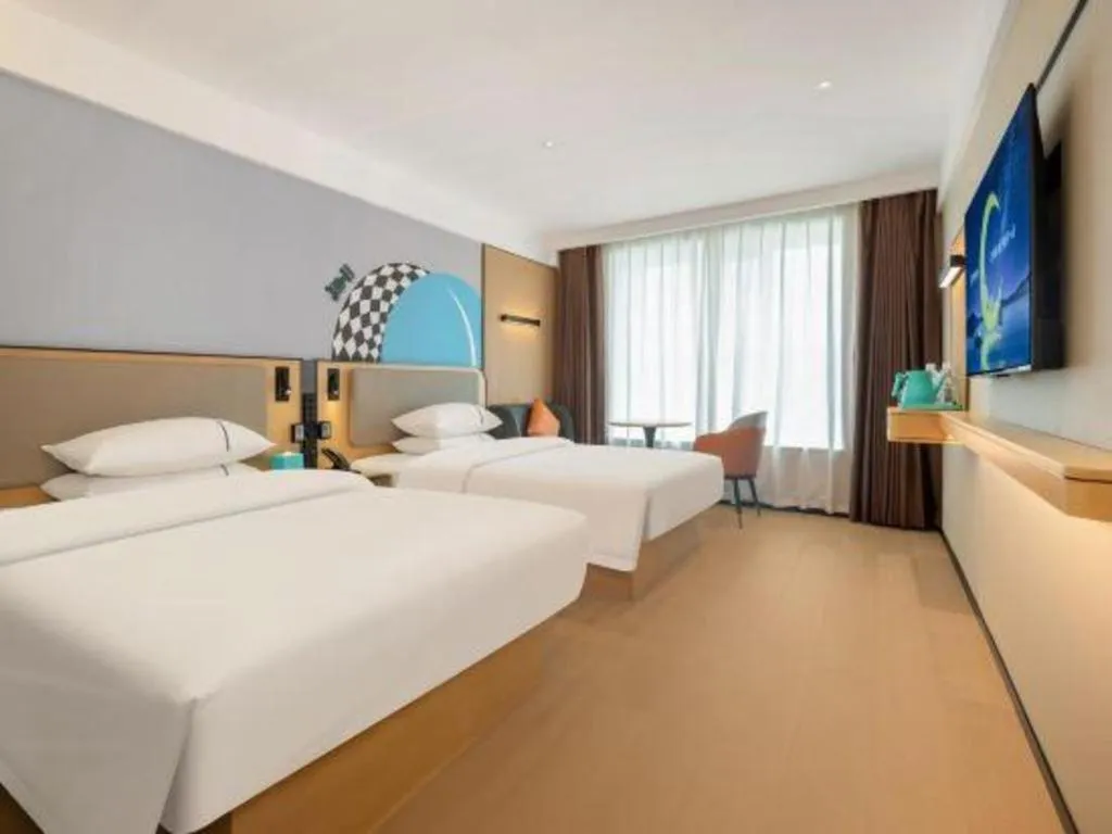 Bed in City Comfort Inn Guilin Qixing Park Guangxi Normal University