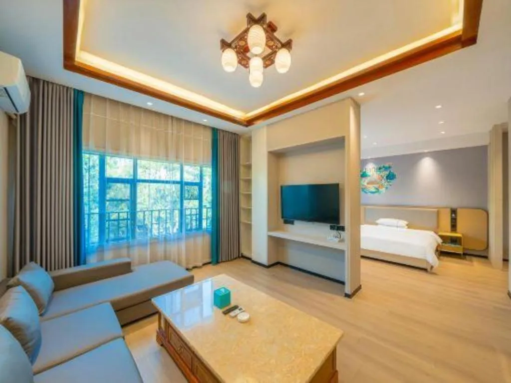 Bed in City Comfort Inn Guilin Qixing Park Guangxi Normal University