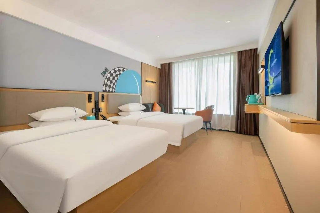 Bed in City Comfort Inn Guilin Qixing Park Guangxi Normal University