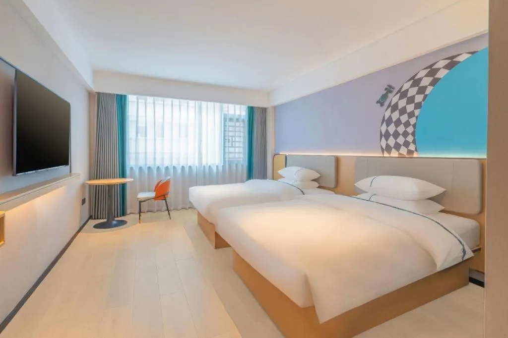 Bed in City Comfort Inn Guilin Qixing Park Guangxi Normal University