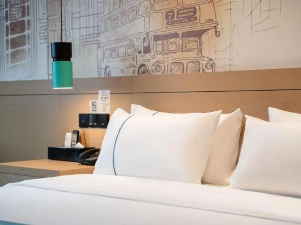 Bed in City Comfort Inn Xiantao Avenue Wangzhou Bridge Wushang