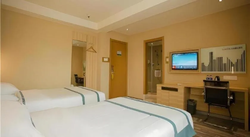 Bed in City Comfort Inn Nanchang Bayi Square Dinggong Road