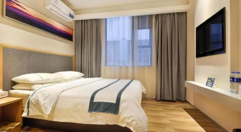 Bed in City Comfort Inn Wuhan Xinzhou Mo'er Cheng