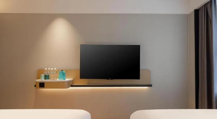 Bed in City Comfort Inn Guigang Pingnan Bus Station Jiangbin Park