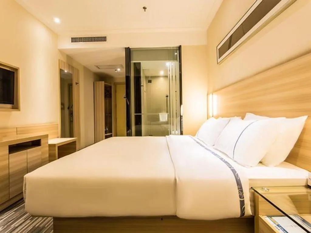 Bed in City Comfort Inn Guigang Pingnan Bus Station Jiangbin Park