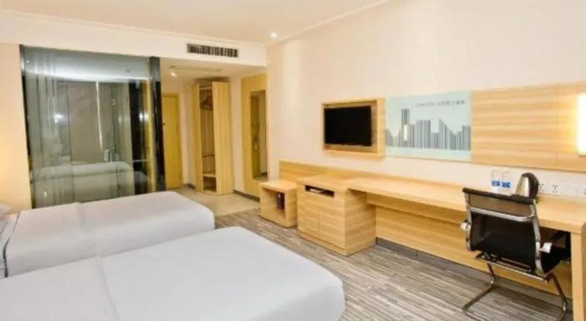 Bed in City Comfort Inn Zhanjiang Middle Renmin Avenue Dingsheng Square