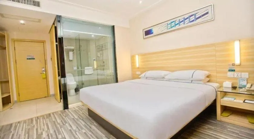 Bed in City Comfort Inn Zhanjiang Middle Renmin Avenue Dingsheng Square