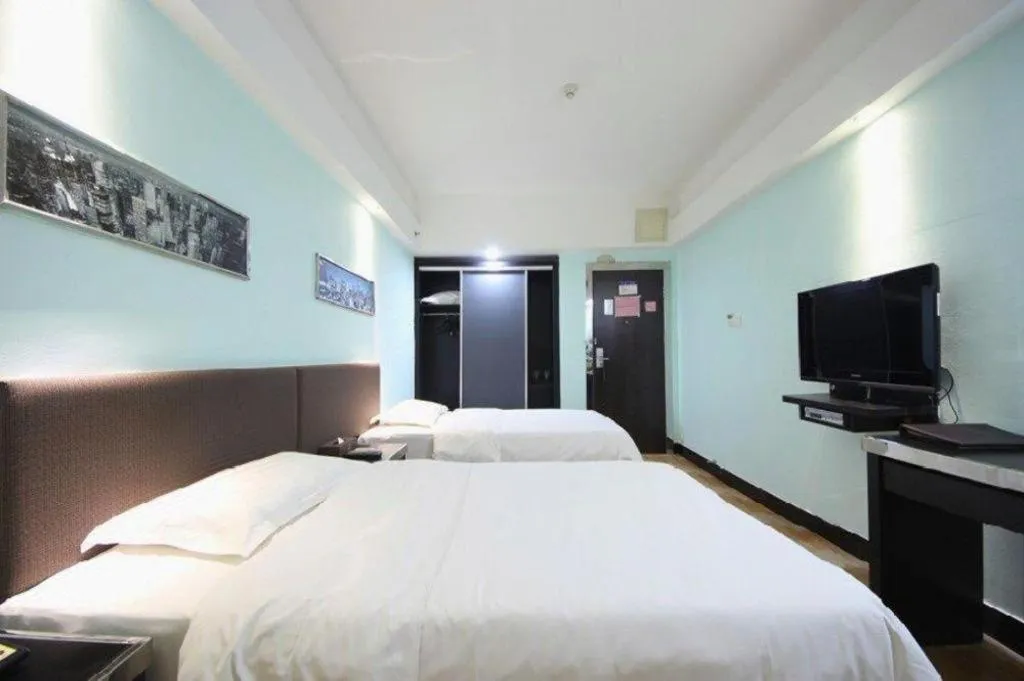 Bed in City Comfort Inn Nanning Shuangyong Road Guangxi Medical University