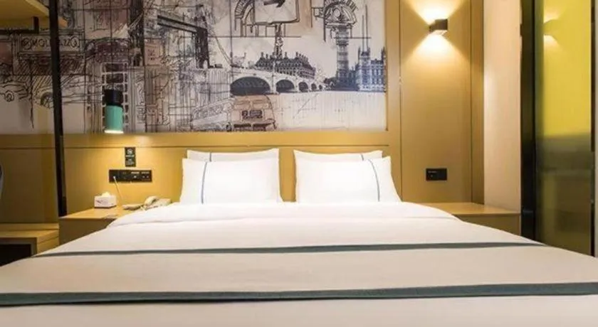 Bed in City Comfort Inn Nanning Shuangyong Road Guangxi Medical University