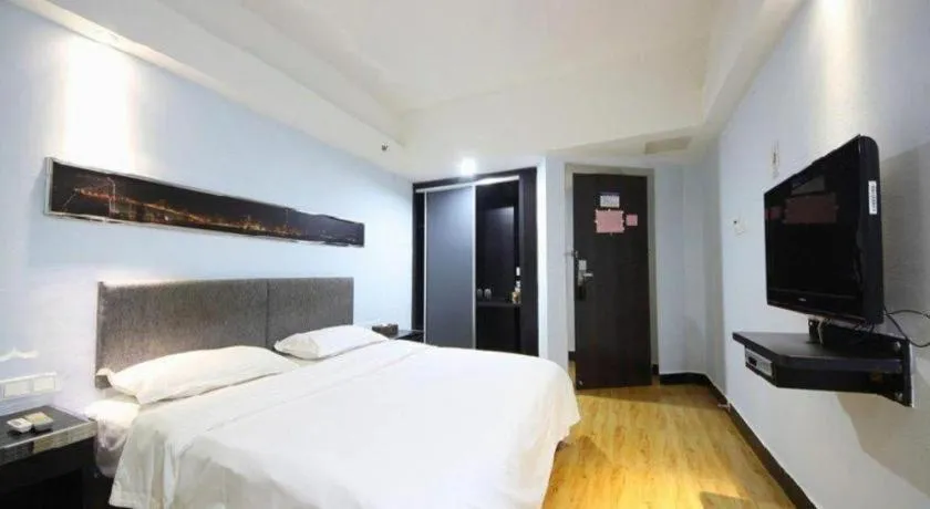 Bed in City Comfort Inn Nanning Shuangyong Road Guangxi Medical University