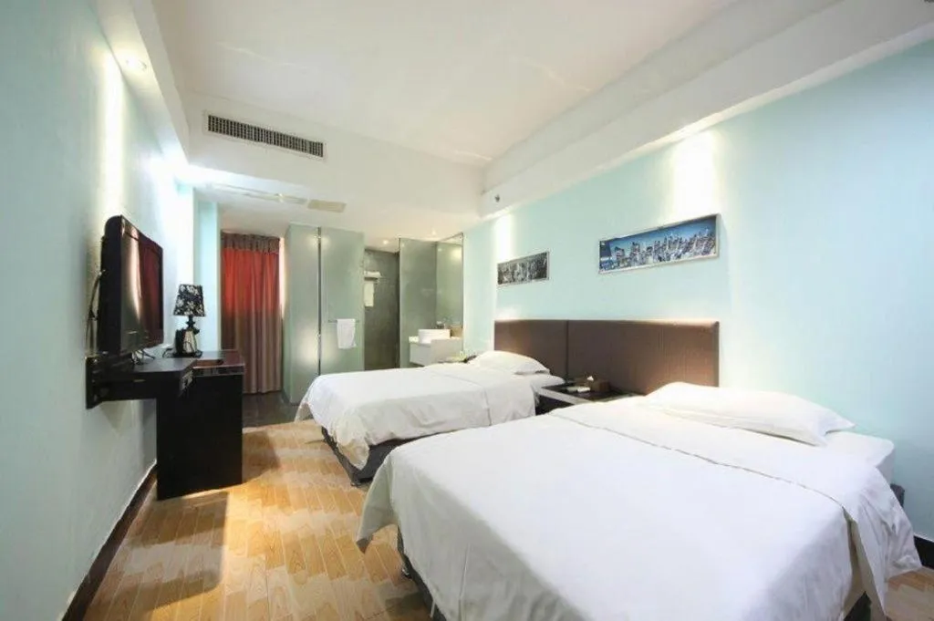 Bed in City Comfort Inn Nanning Shuangyong Road Guangxi Medical University