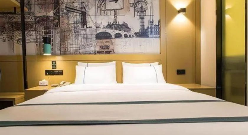 Bed in City Comfort Inn Nanning Shuangyong Road Guangxi Medical University