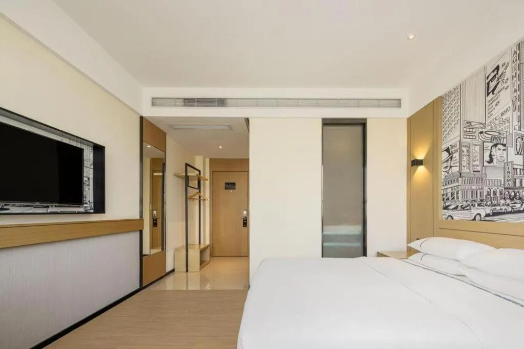 Bed in City Comfort Inn Nanning Shuangyong Road Guangxi Medical University