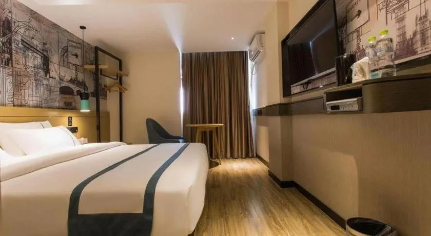 Bed in City Comfort Inn Nanning Shuangyong Road Guangxi Medical University