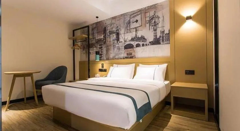 Bed in City Comfort Inn Nanning Shuangyong Road Guangxi Medical University