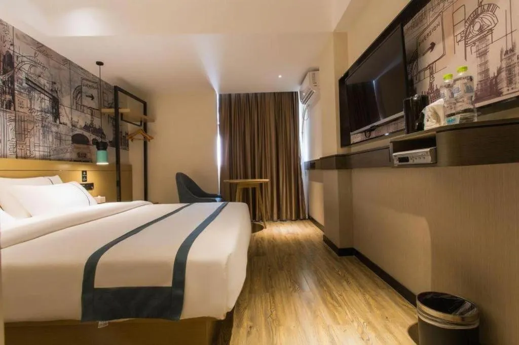 Bed in City Comfort Inn Nanning Shuangyong Road Guangxi Medical University