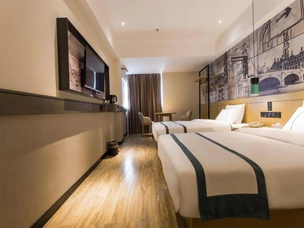 Bed in City Comfort Inn Nanning Shuangyong Road Guangxi Medical University