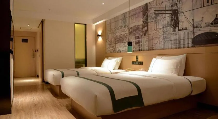 Bed in City Comfort Inn Nanning Shuangyong Road Guangxi Medical University