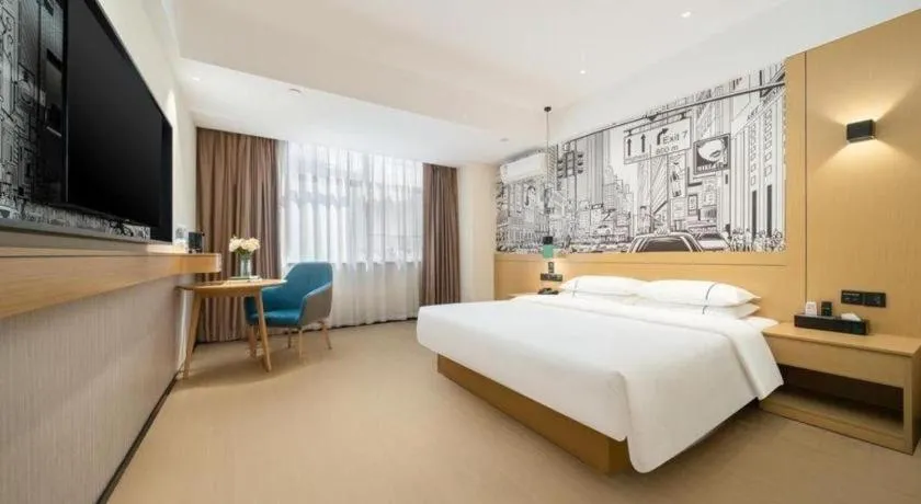 Bed in City Comfort Inn Nanning Shuangyong Road Guangxi Medical University