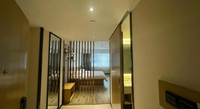 Bed in City Comfort Inn Nanning Kede Zoo Qingchuan Metro Station