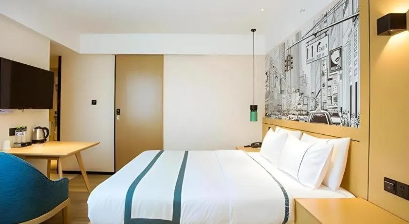 Bed in City Comfort Inn Guilin Pingle