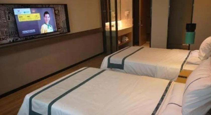 Bed in City Comfort Inn Mianyang Southwest University Of Science And Technology