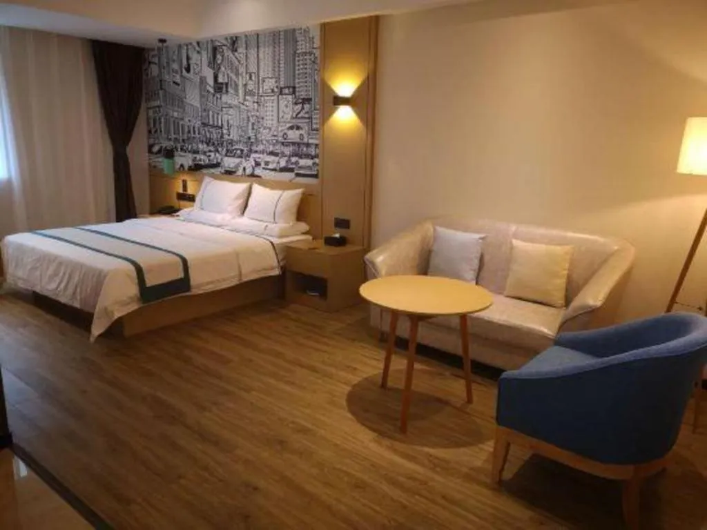 Bed in City Comfort Inn Mianyang Southwest University Of Science And Technology