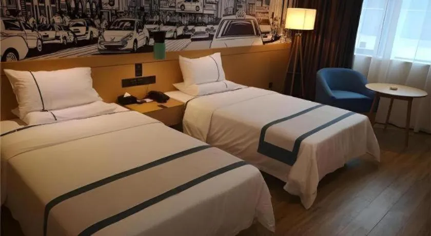 Bed in City Comfort Inn Mianyang Southwest University Of Science And Technology